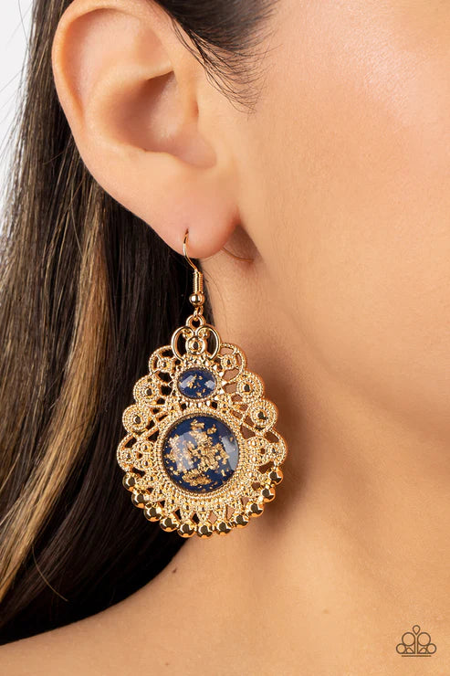 Welcoming Whimsy - Blue Earring