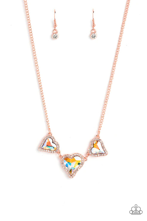 State of the HEART - Shiny Copper Necklace - Gimme the Glitz June 2023 Exclusive