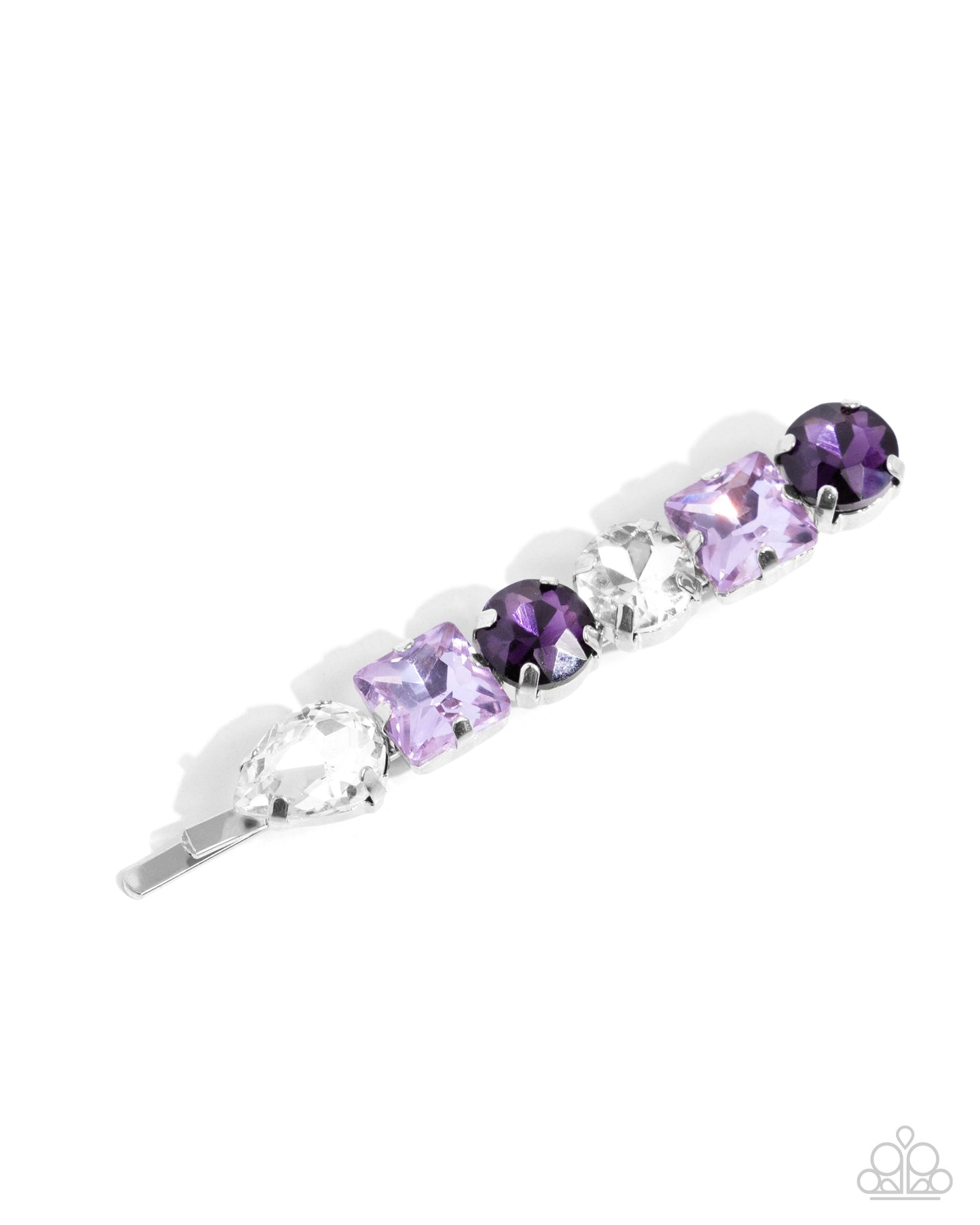 Emblazoned Elegance - Purple Hair Clip