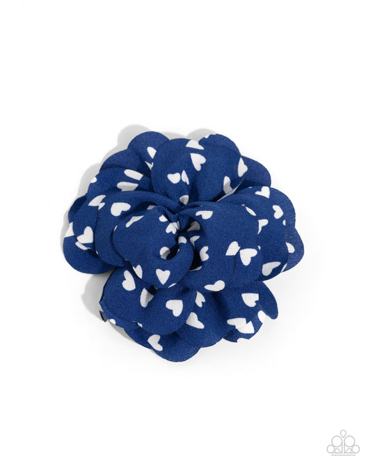 Cupids Garden - Blue Hair Clip