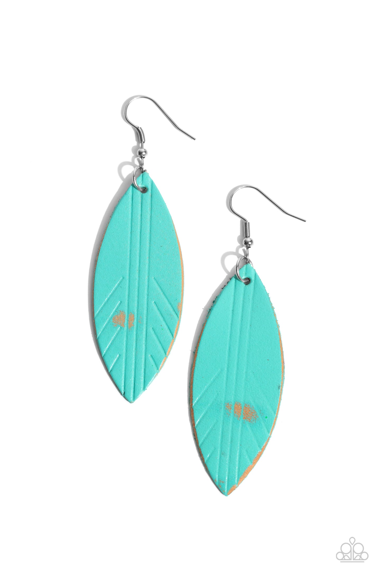 Leather Lounge - Blue Earring