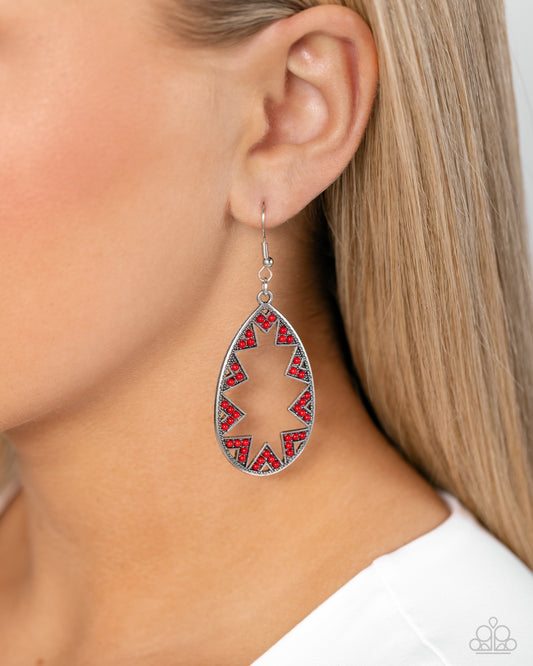 Wildly Wonderous - Red Earring