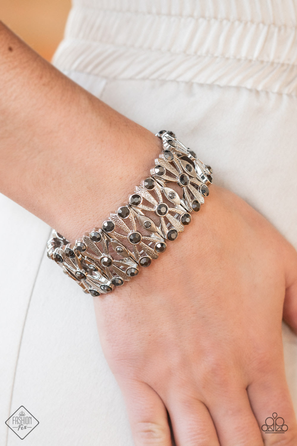 Thematic Twinkle - Silver Bracelet - Fashion Fix February 2022