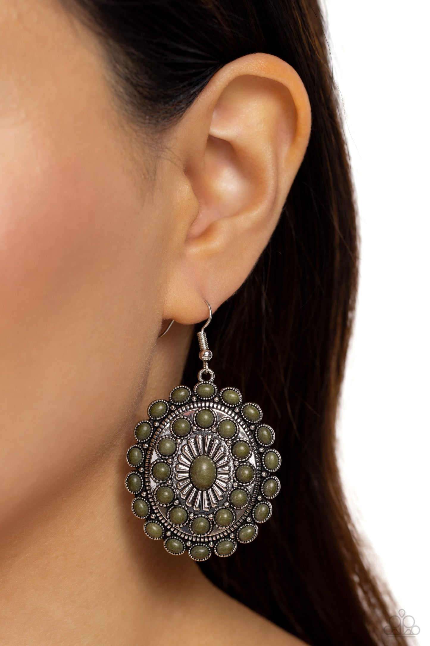 Bohemian Badlands - Green Earring