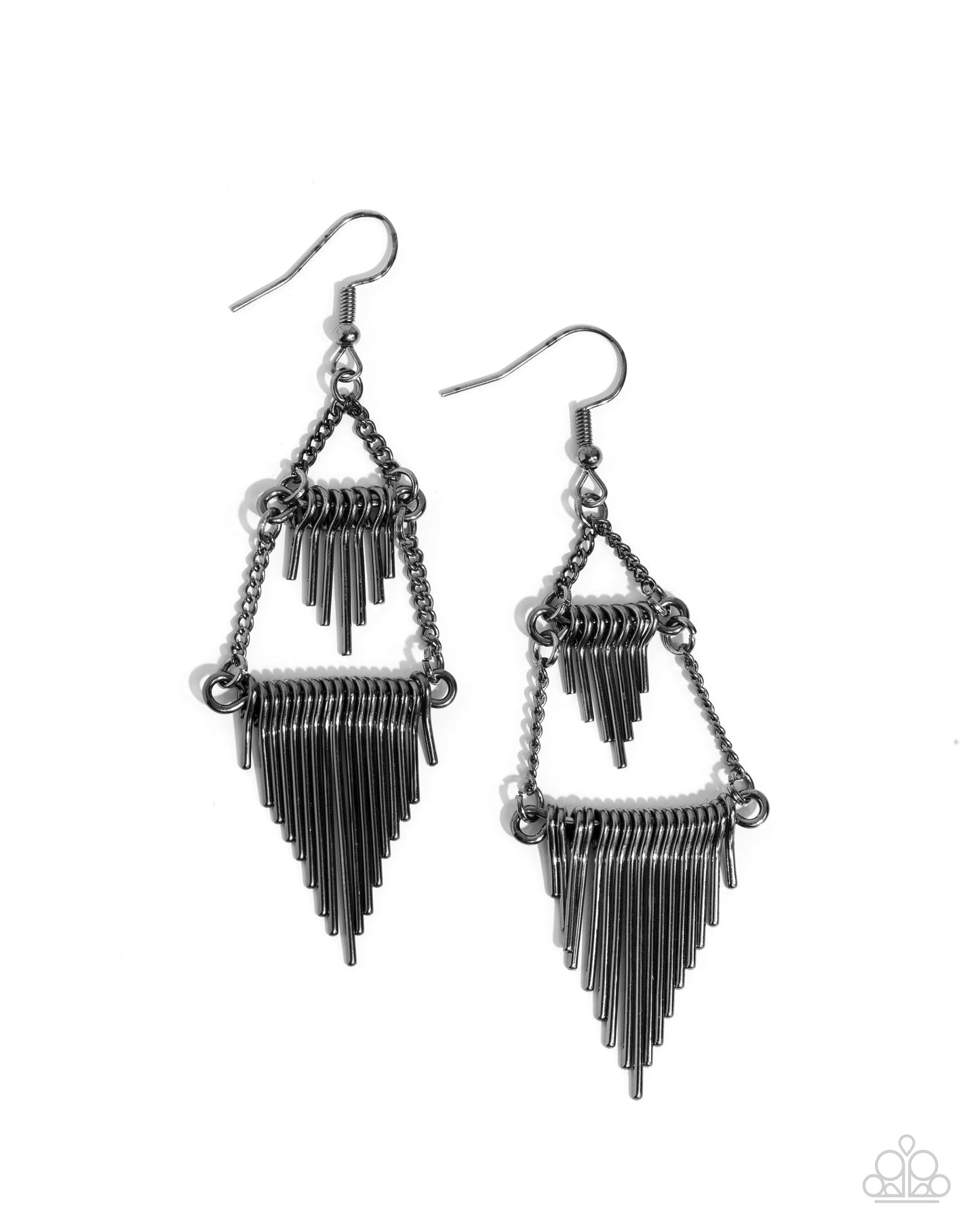 Greco Grotto - Black Earring