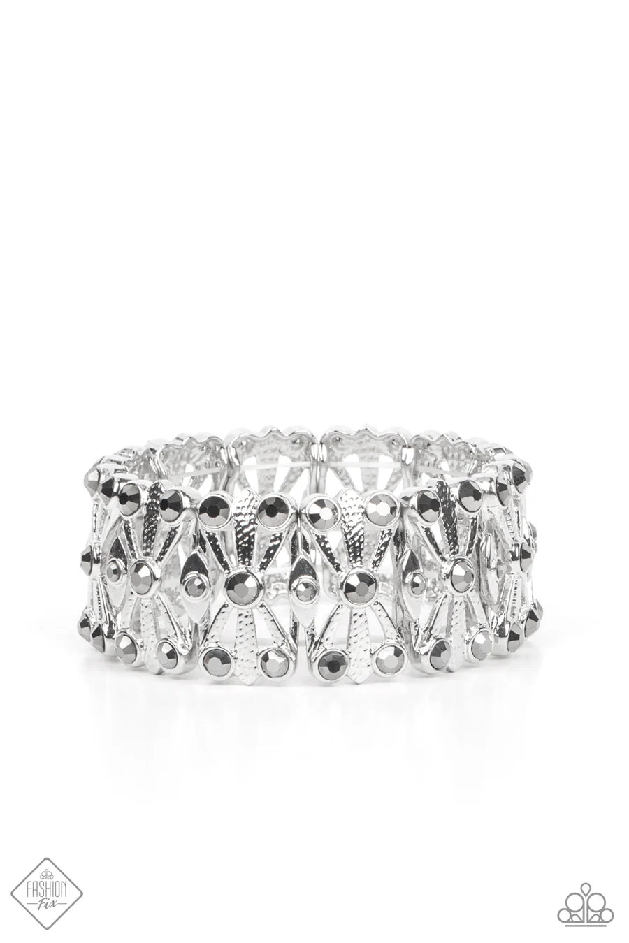 Thematic Twinkle - Silver Bracelet - Fashion Fix February 2022