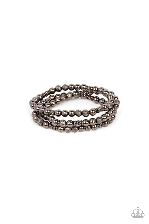 Boundless Boundaries - Gunmetal Black Bracelet