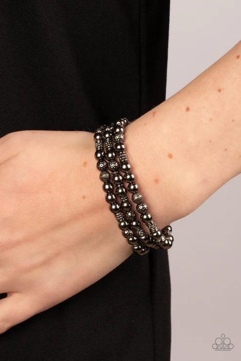 Boundless Boundaries - Gunmetal Black Bracelet