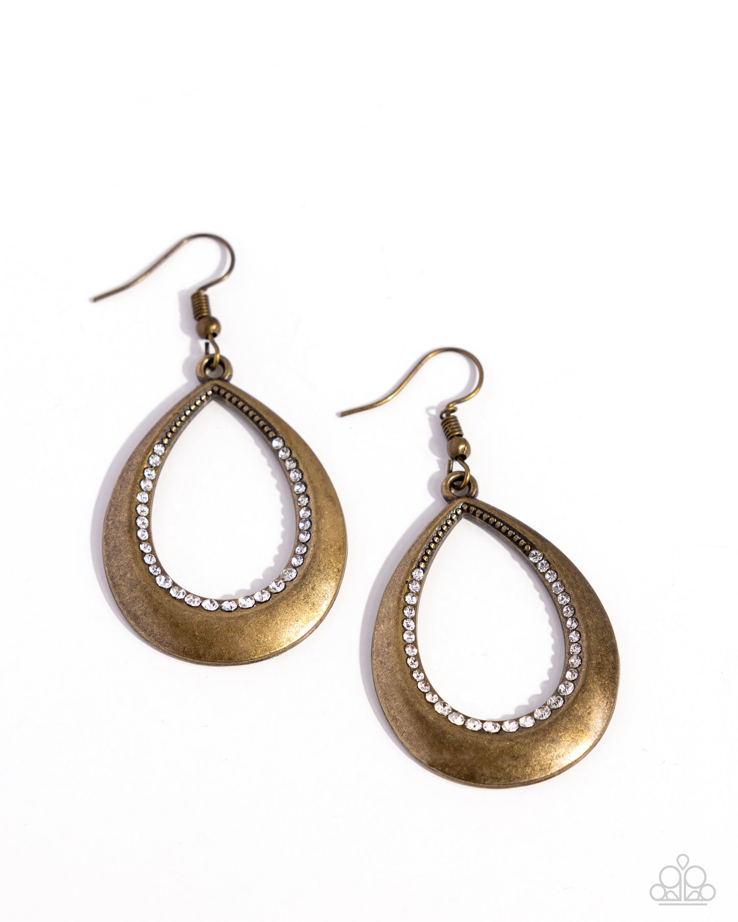 Inner Iridescence - Brass Earring