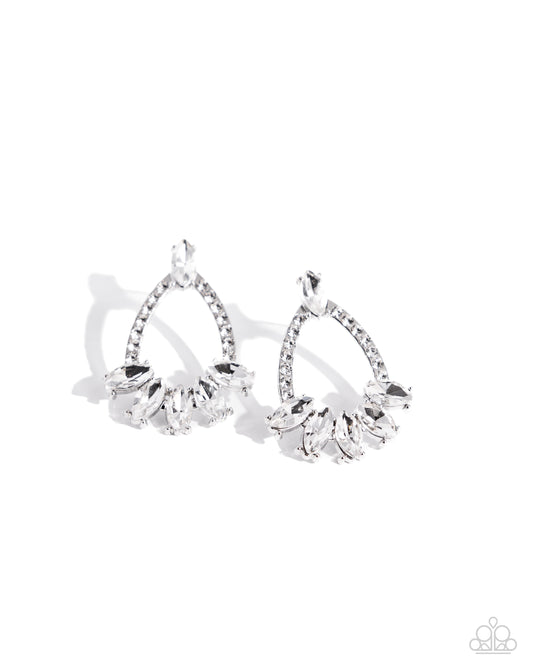 Experience Elegance - White Earring