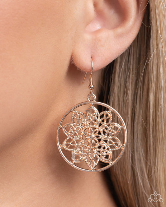 Garden Allure - Rose Gold Earring