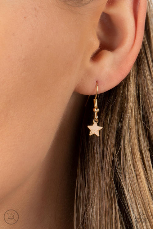 Little Lady Liberty - Gold Star Choker Necklace