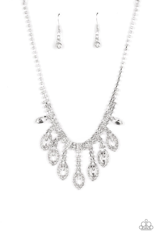 REIGNING Romance - White Necklace - LOP Exclusive - November 2022