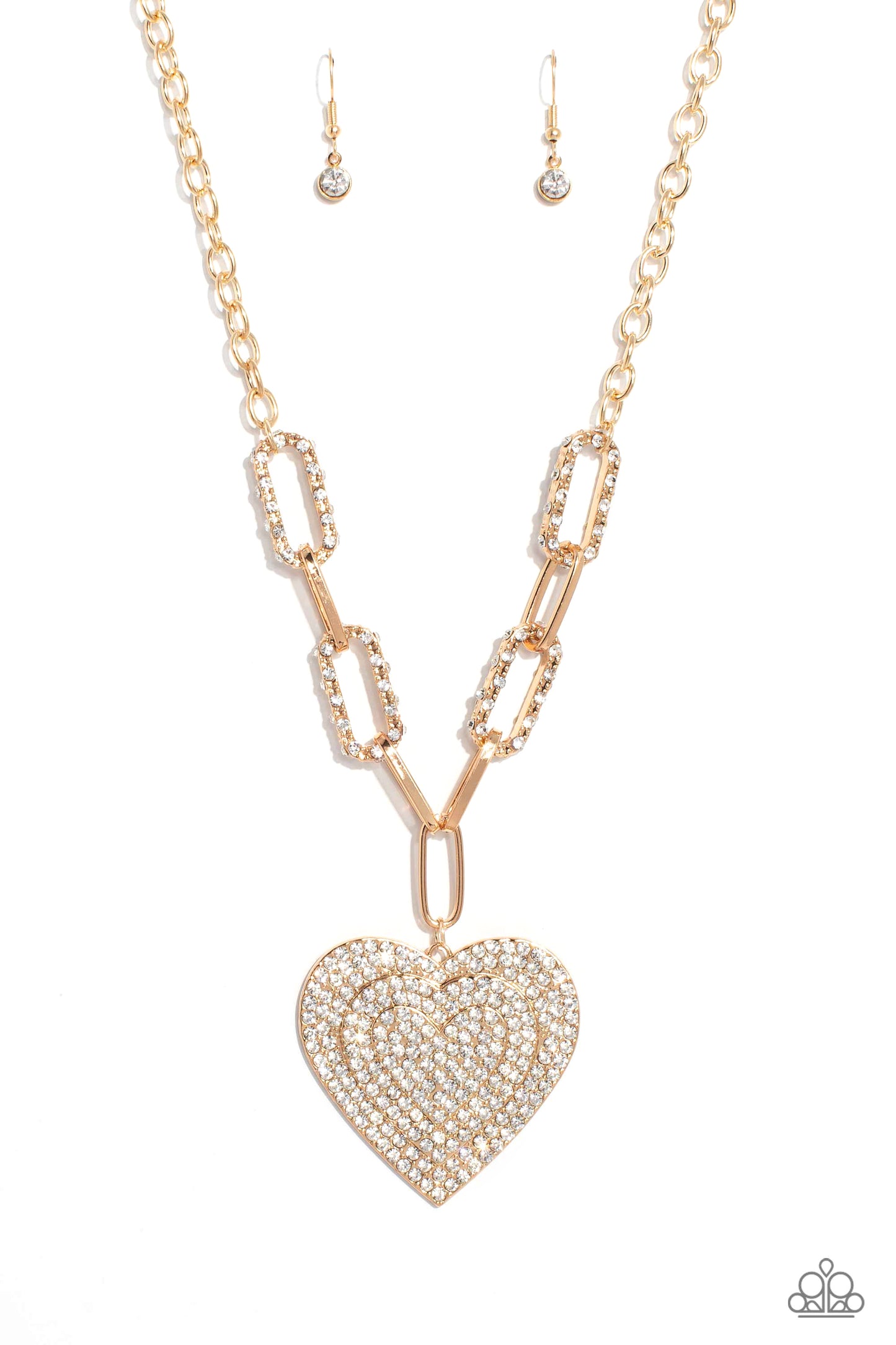 Roadside Romance - Gold Necklace - LOP Exclusive - April 2023