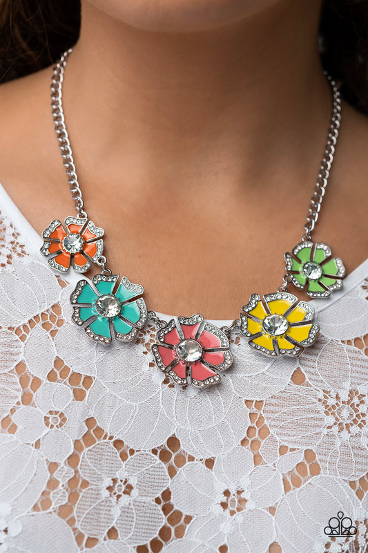 Playful Posies - Multi Necklace - LOP Exclusive - July 2023