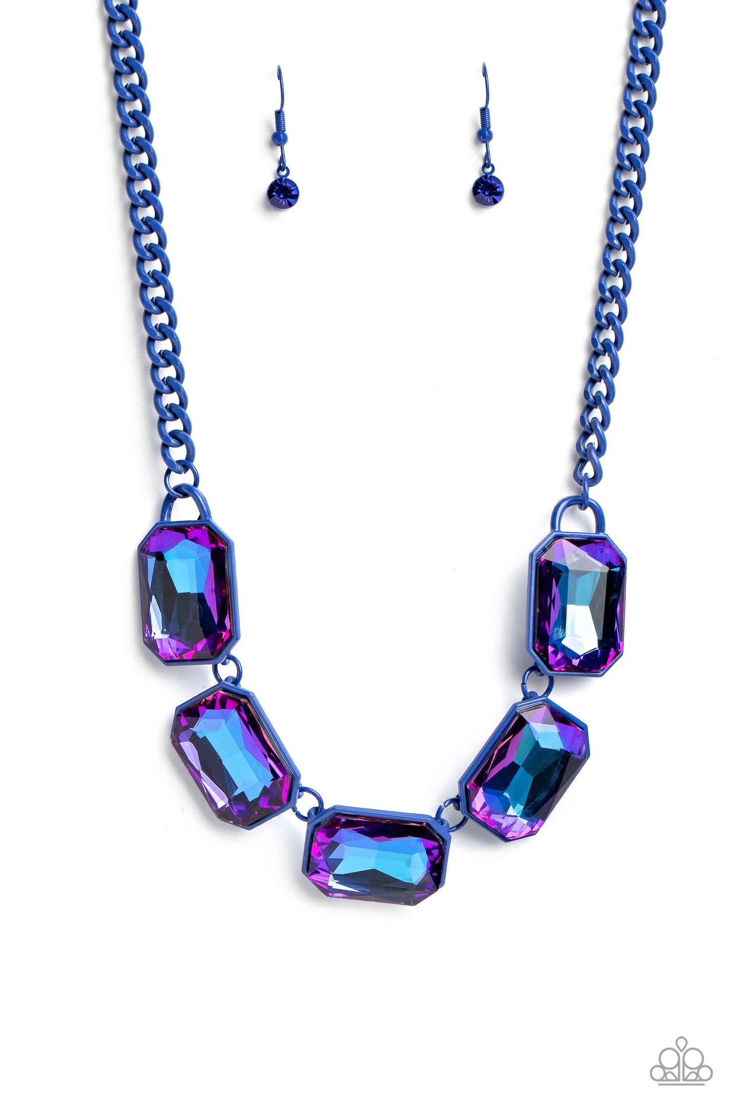 Emerald City Couture - Blue Necklace - LOP Exclusive - June 2023