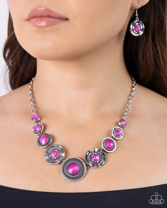 Treasure Chest Couture - Pink Necklace