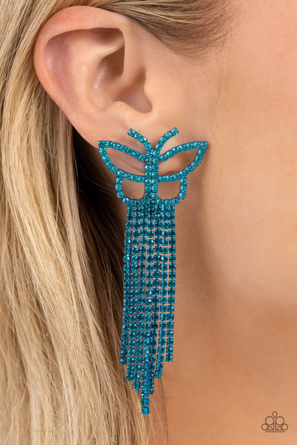 Billowing Butterflies - Blue Earring - LOP Exclusive - July 2023