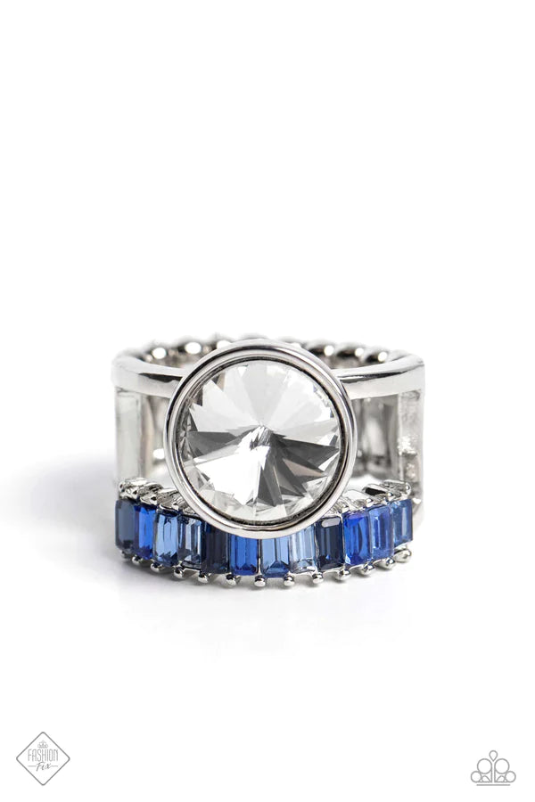 Balanced Bravura - Blue Ring - Fashion Fix July 2023