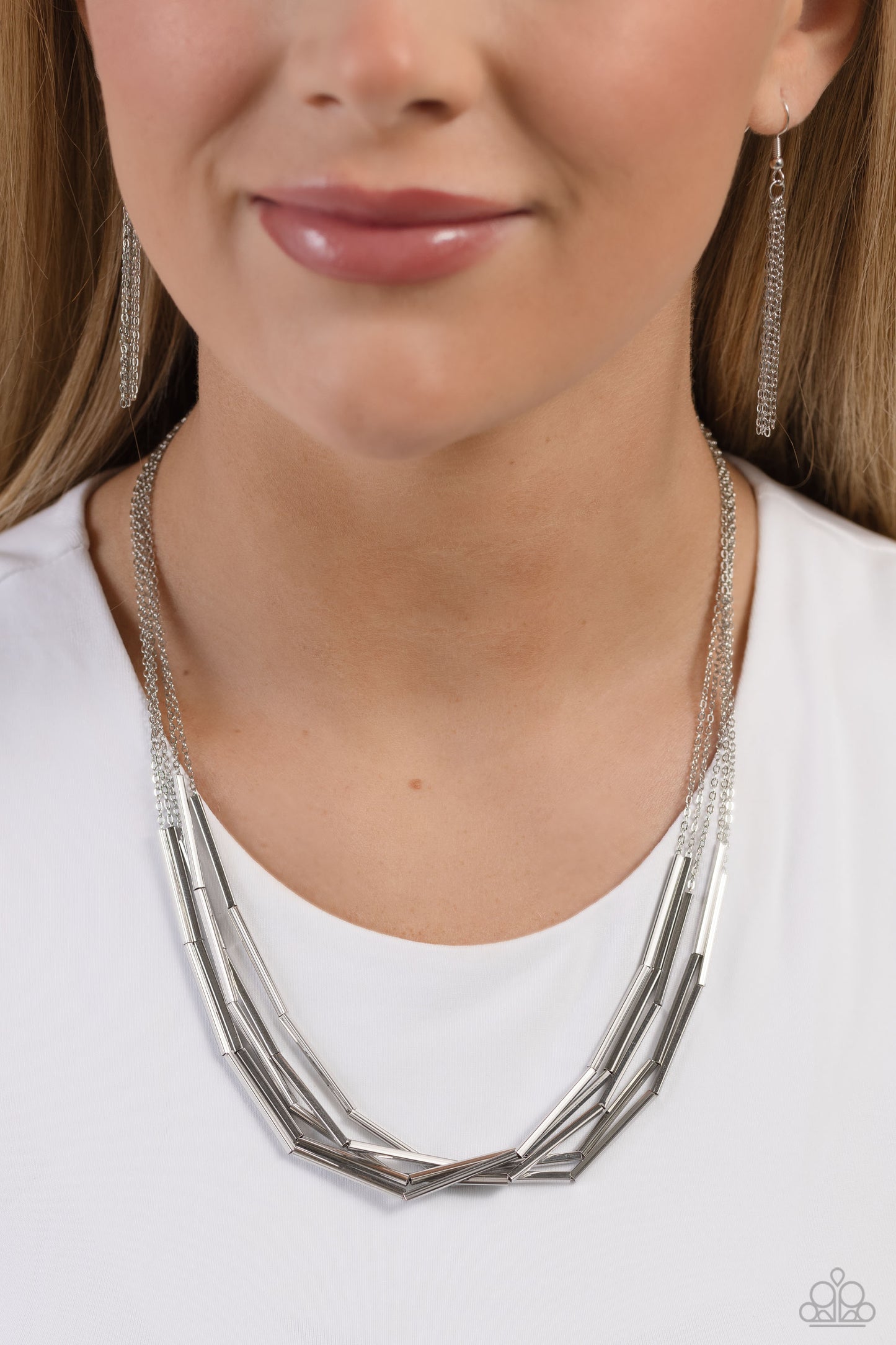 Dynamic Default - Silver Necklace