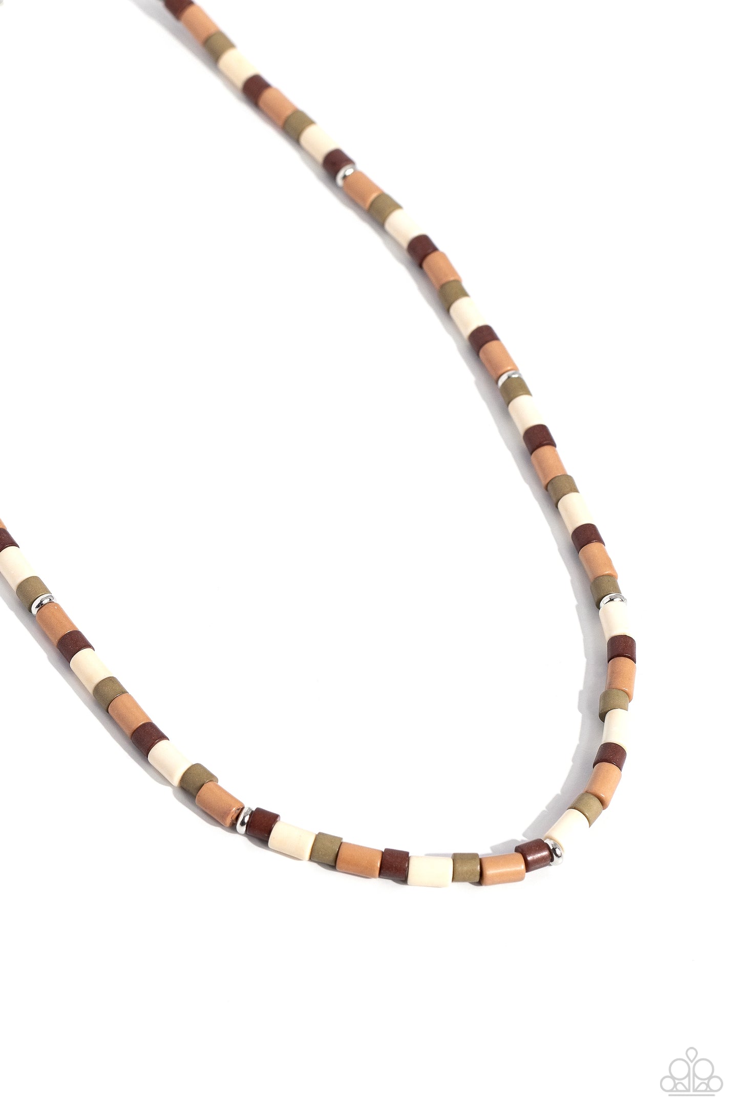 Natural Nonchalance - Brown Neckklace