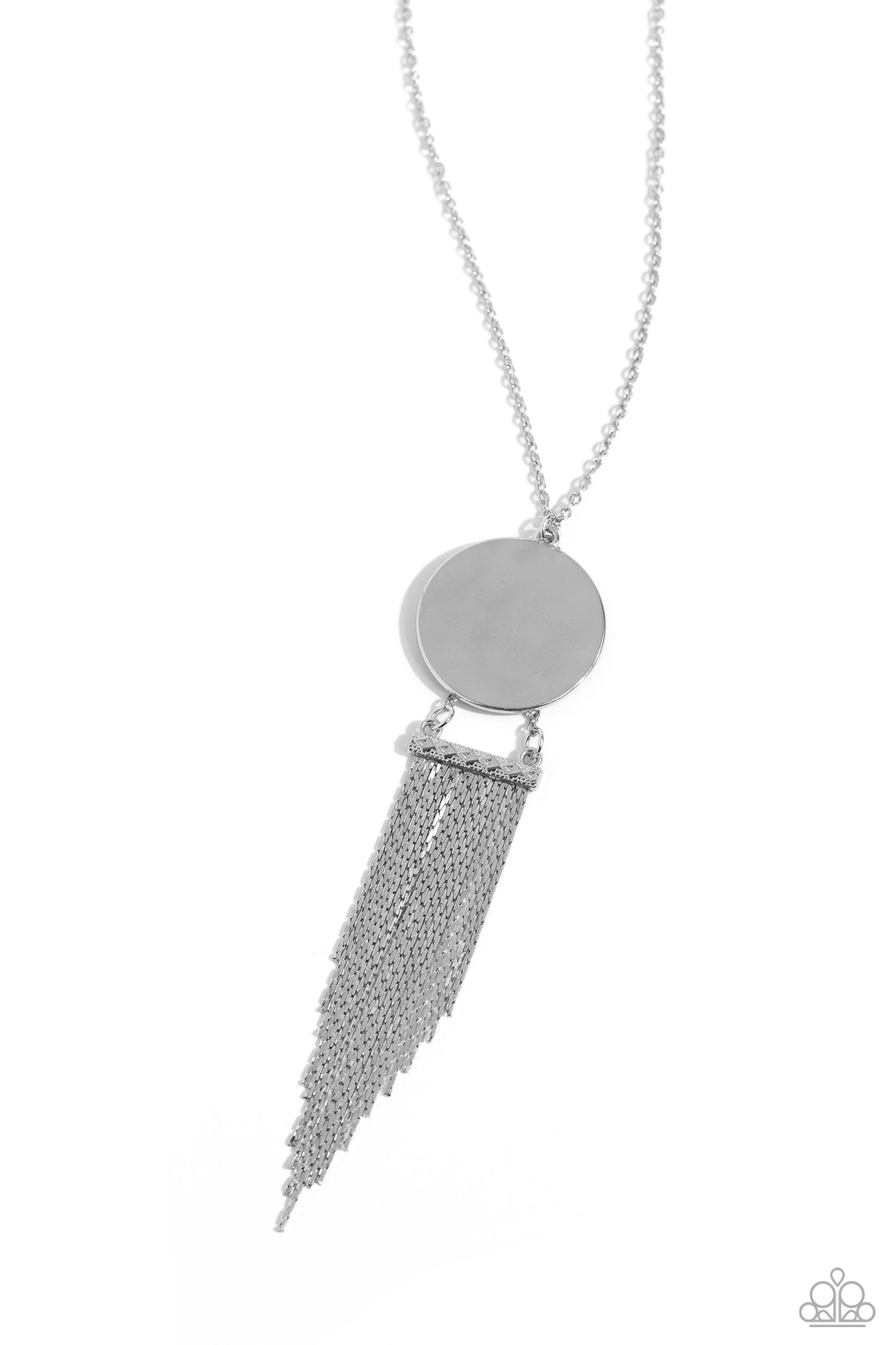 Tassel Tenure - Silver Necklace