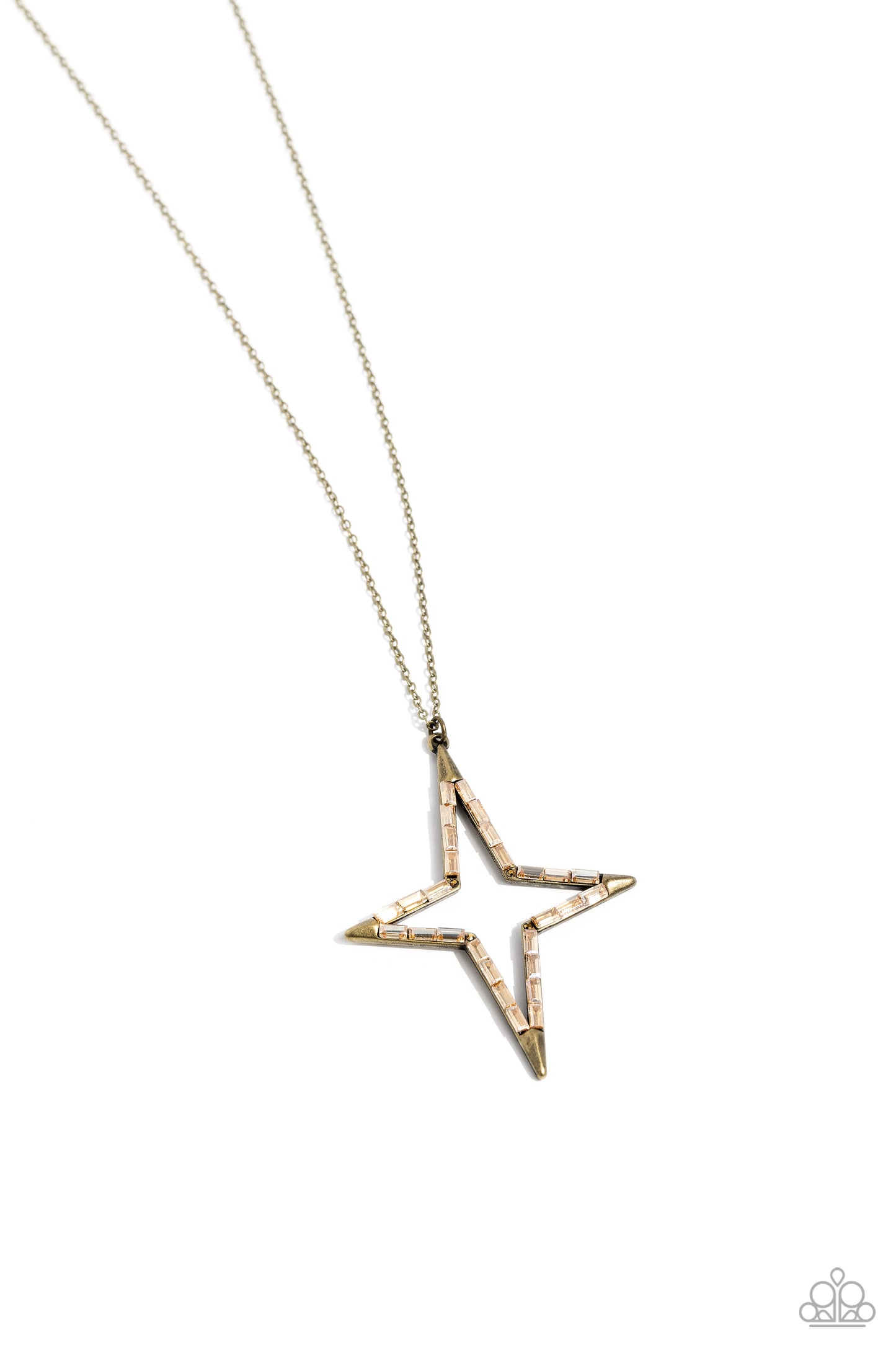 Stellar Showtime - Brass Necklace