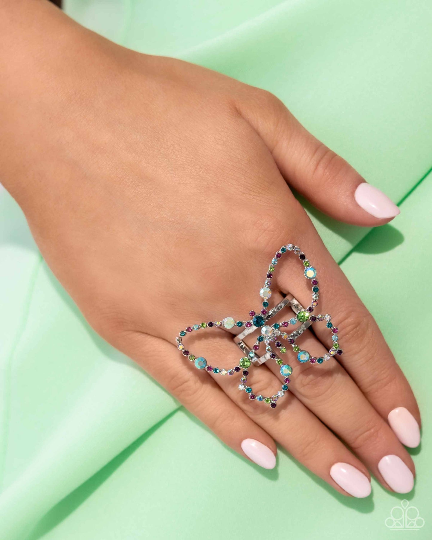 Soaring Sprinkles - Multi Butterfly Ring - Exclusive Life of the Party March 2024