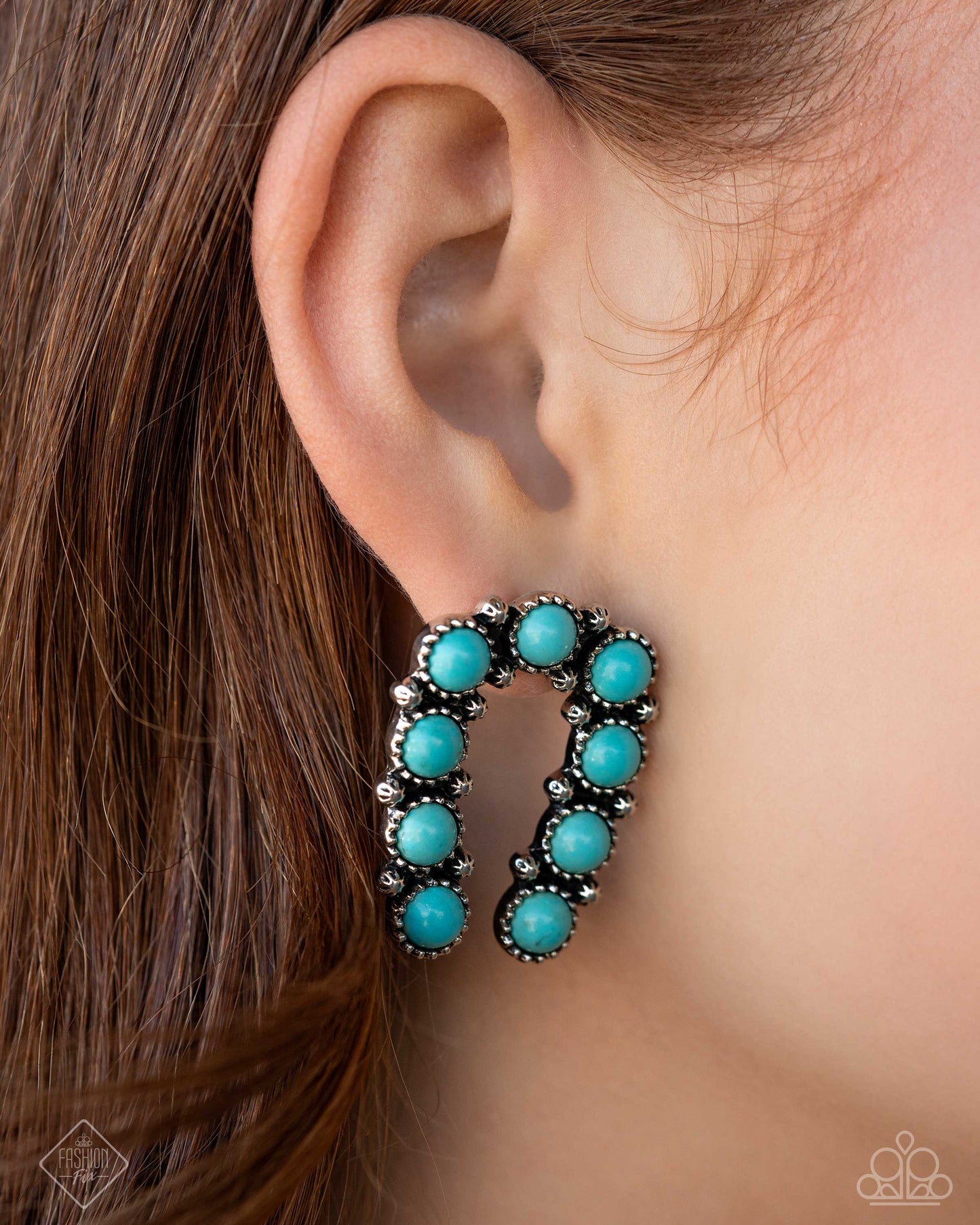 Wild West Wonder - Turquoise Blue Earrings - Fashion Fix September 2024