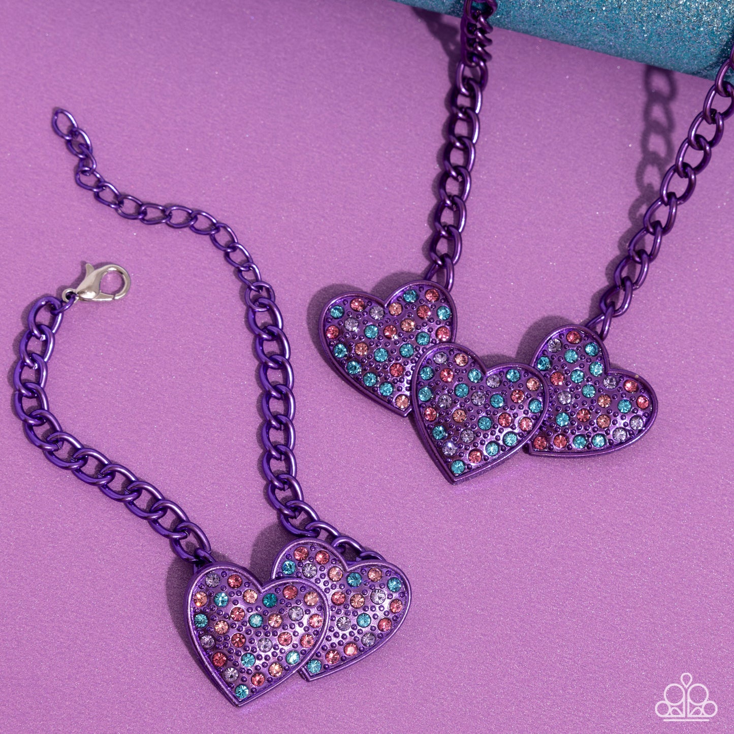 Low-Key Lovestruck - Purple Necklace