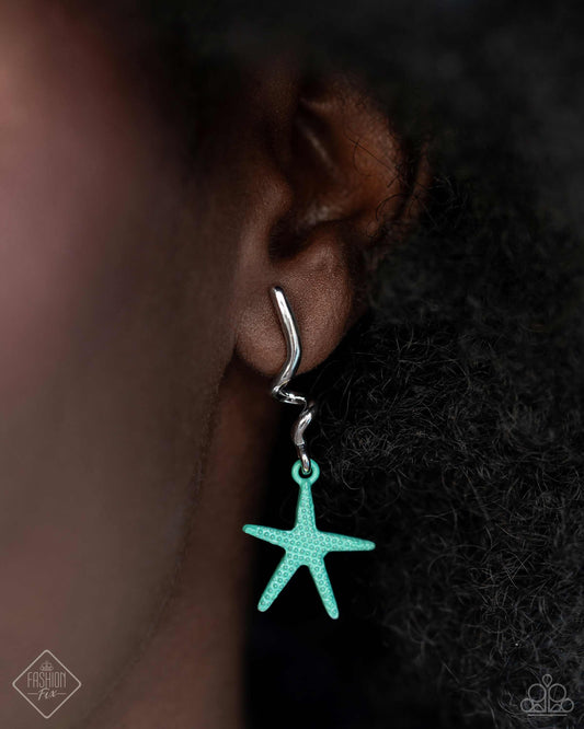 Written in the STARFISH - Blue Earring - Fashion Fix 2024