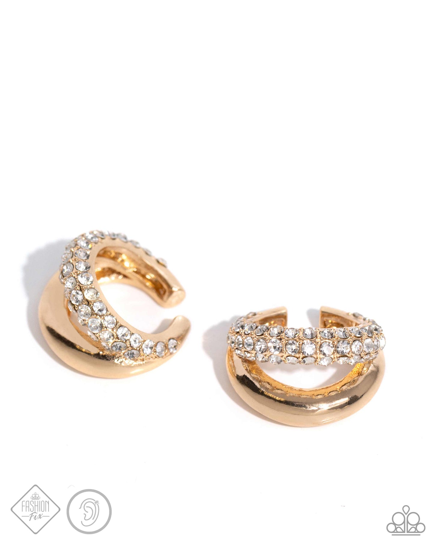 Sizzling Spotlight - Gold Cuff Earring - Fashion Fix April 2024