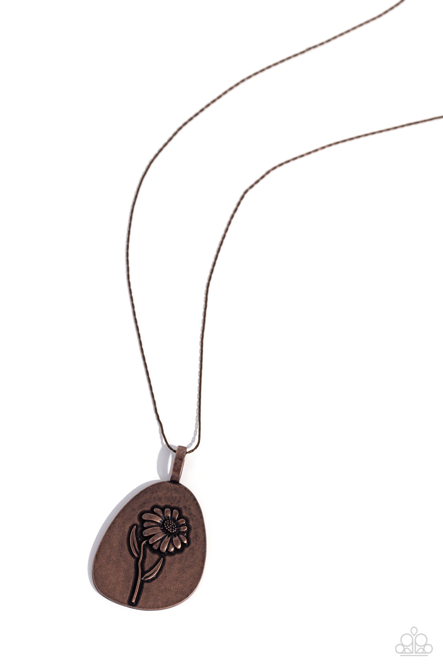 Sunflower Shift - Copper Necklace