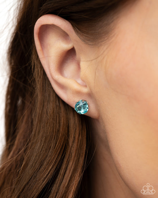 Breathtaking Birthstone - Blue Earring