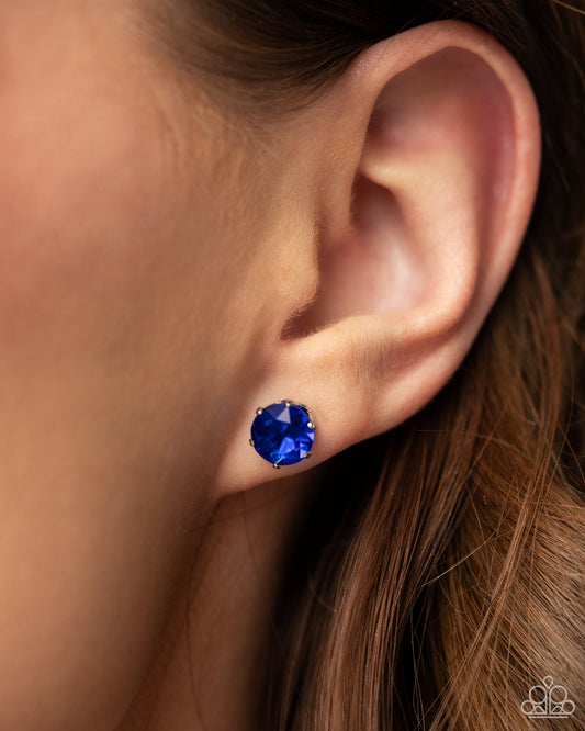 Breathtaking Birthstone - Blue Earring