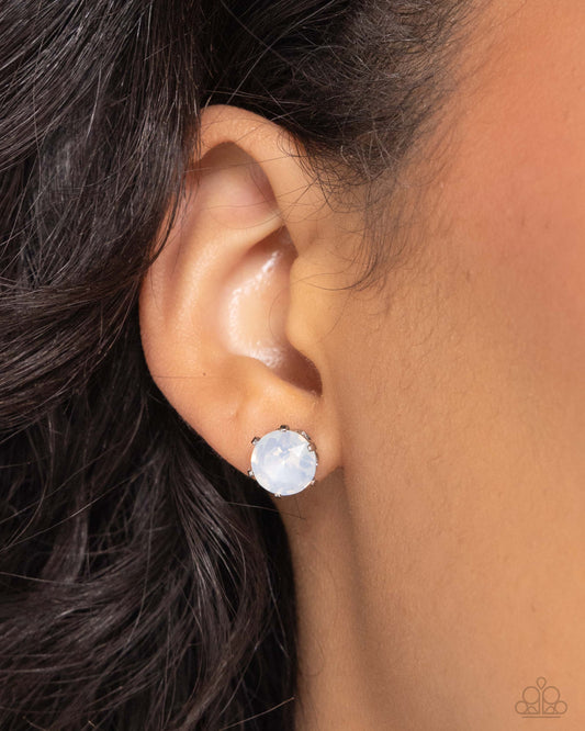 Breathtaking Birthstone - White Earring