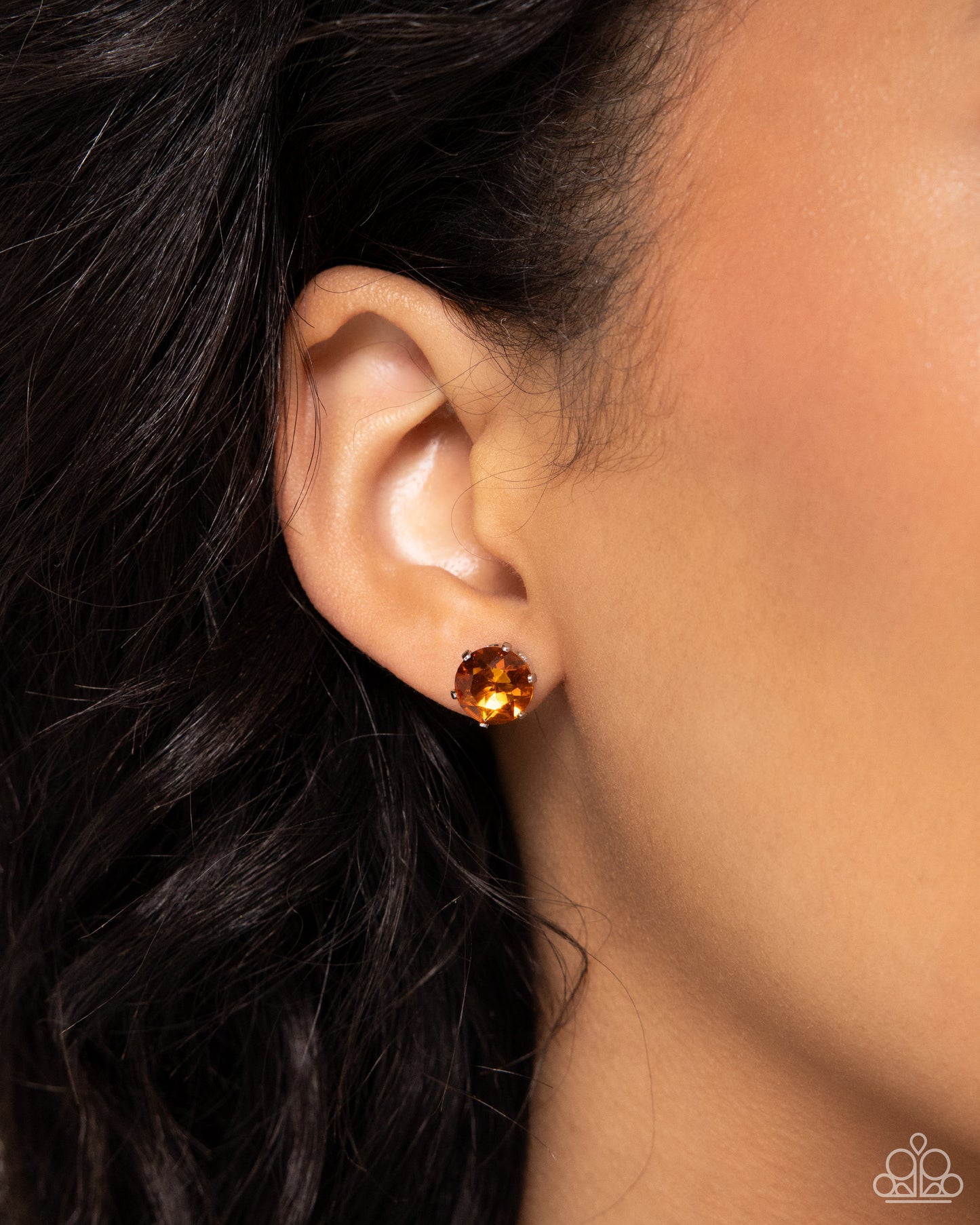 Breathtaking Birthstone - Orange Earring