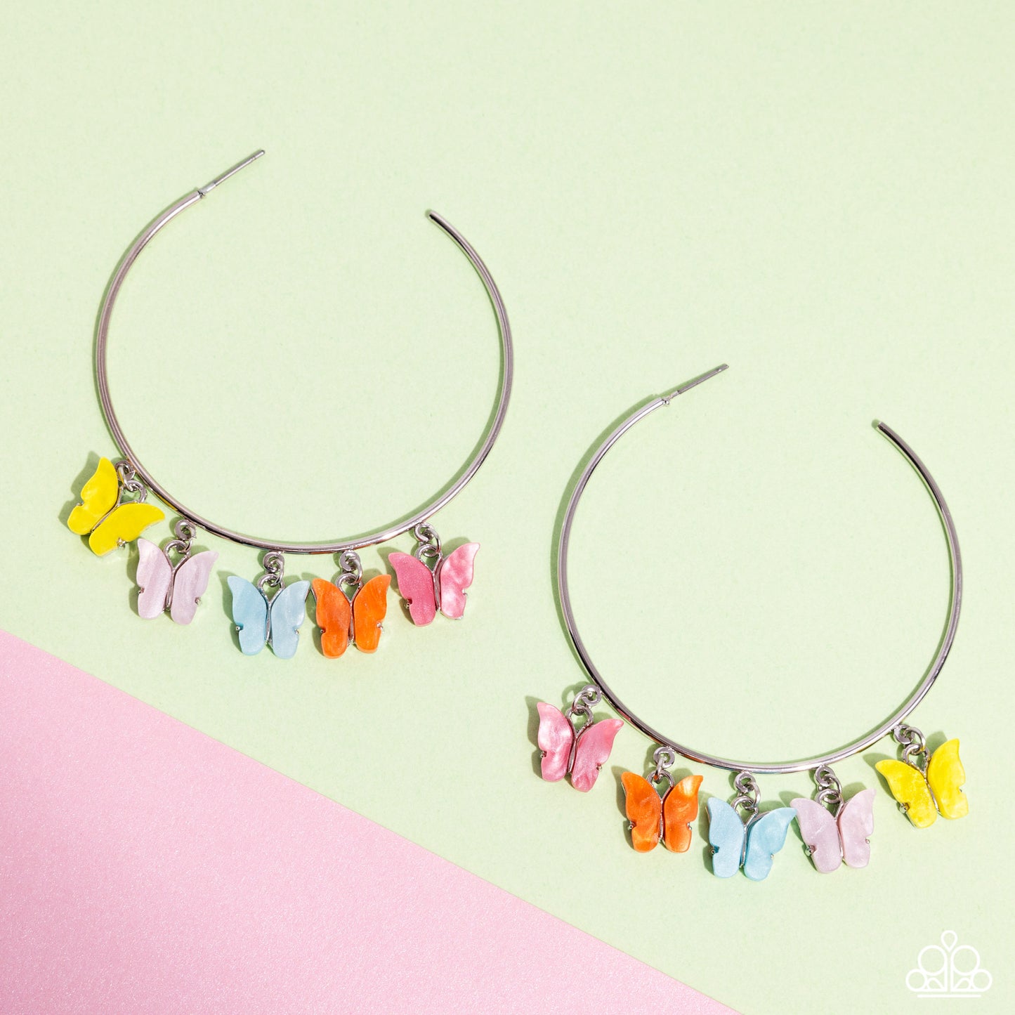 Bemusing Butterflies - Multi Hoop Earrings - Exclusive Life of the Party April 2024