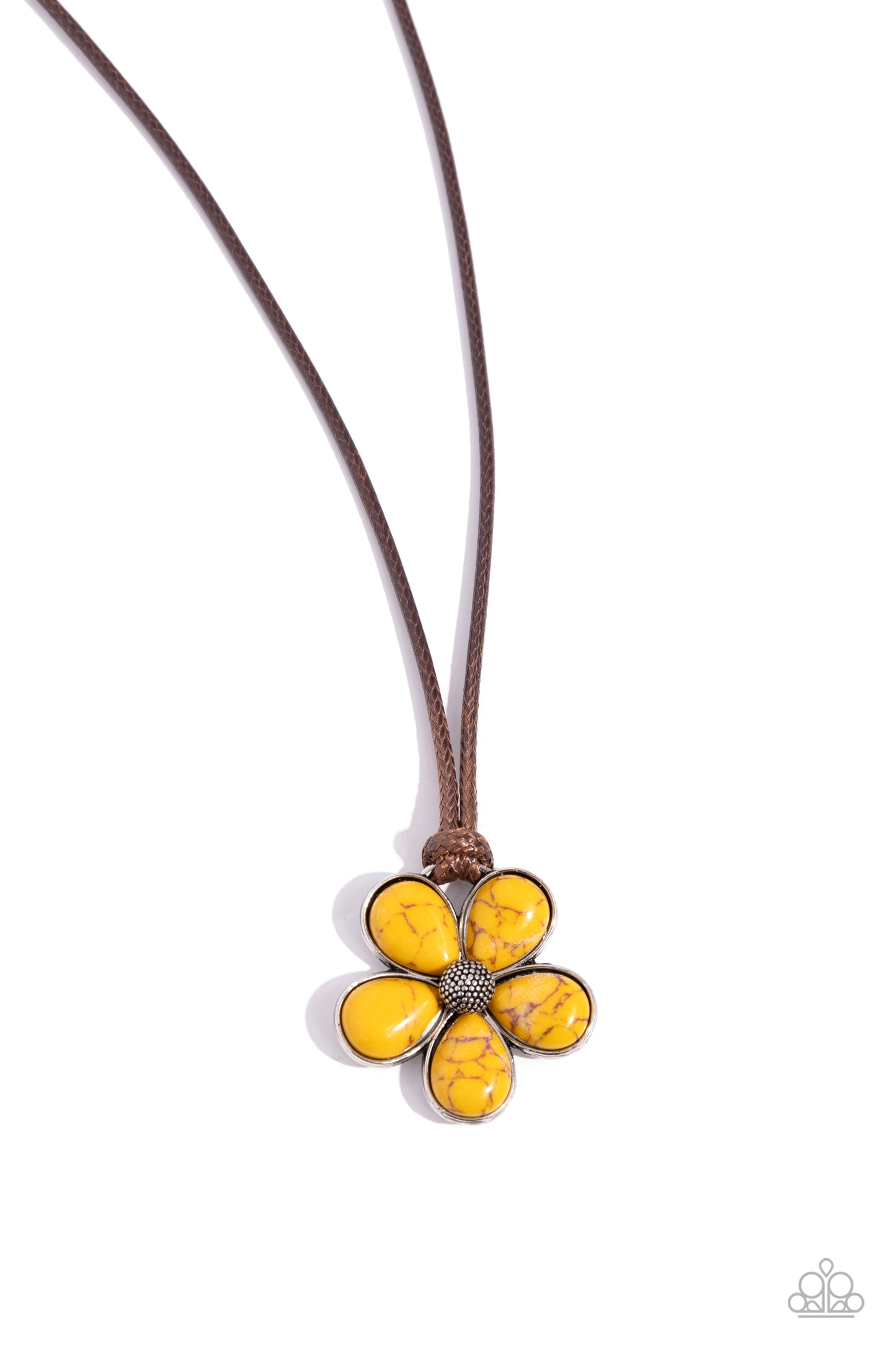 Budding Badlands - Yellow Necklace