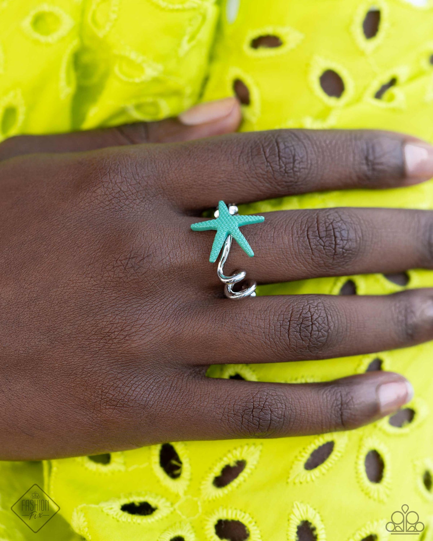 Wish Upon A STARFISH - Blue Ring - Fashion Fix April 2024