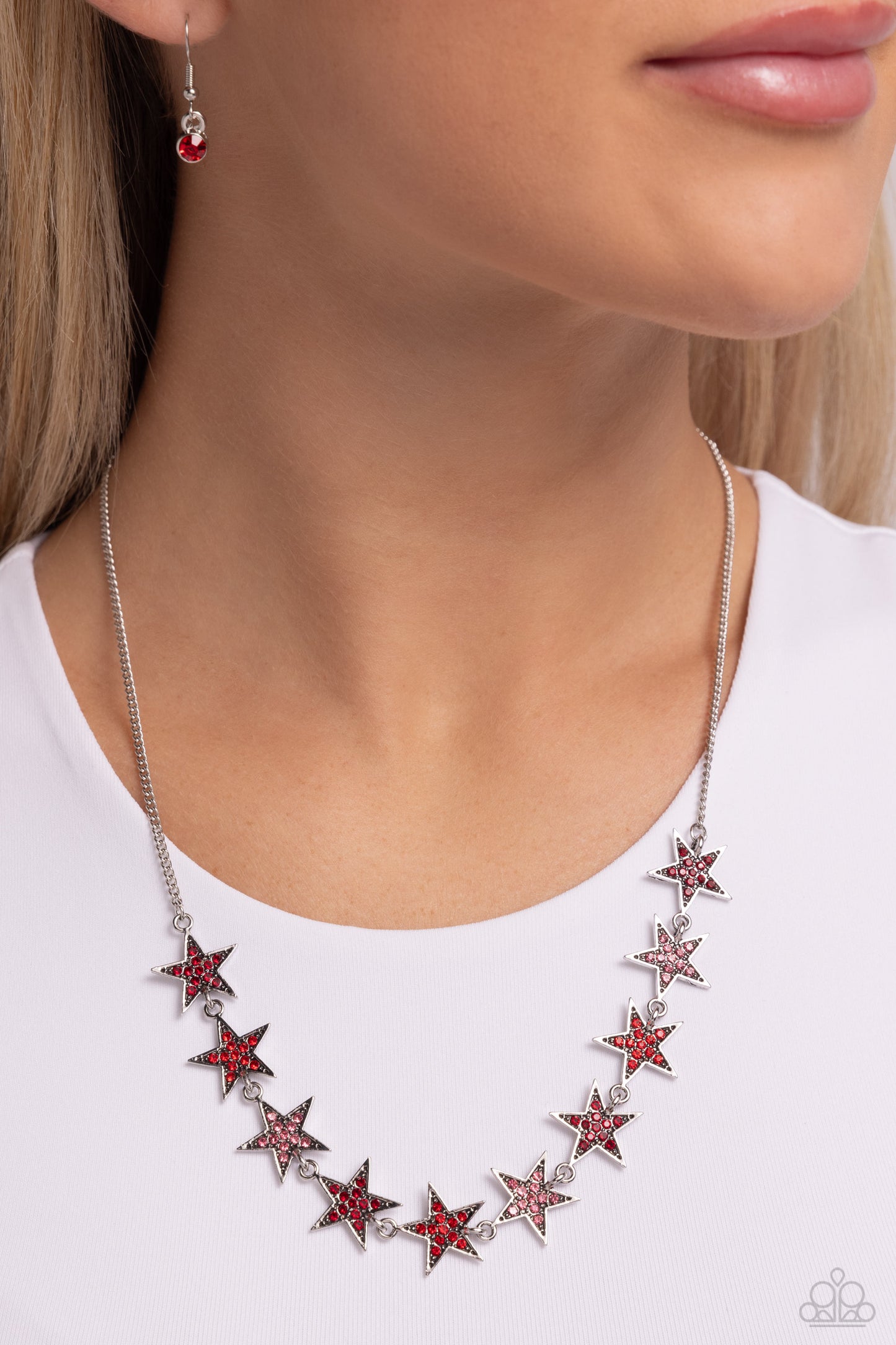 Star Quality Sensation - Red Necklace