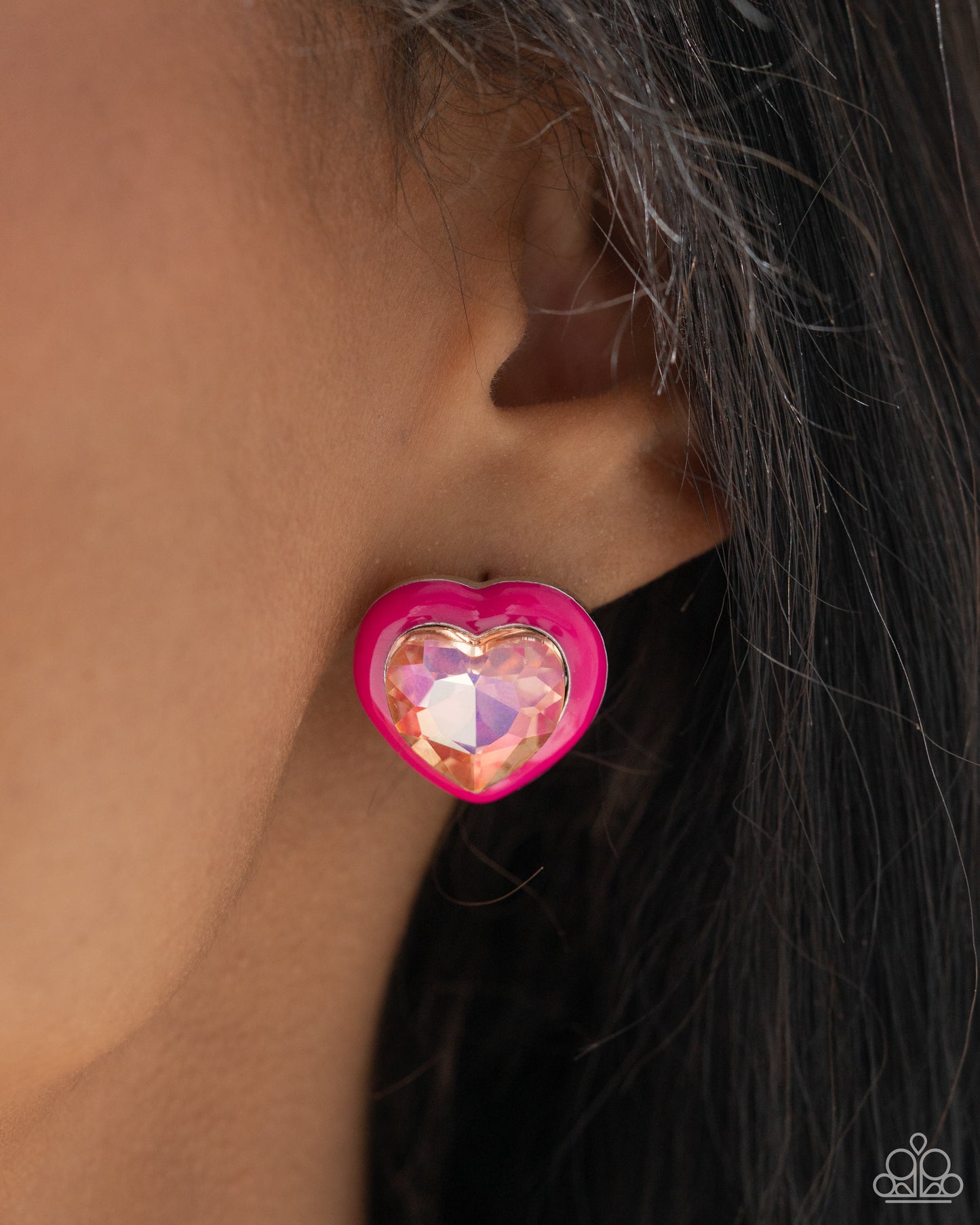 Heartfelt Haute - Pink Earring