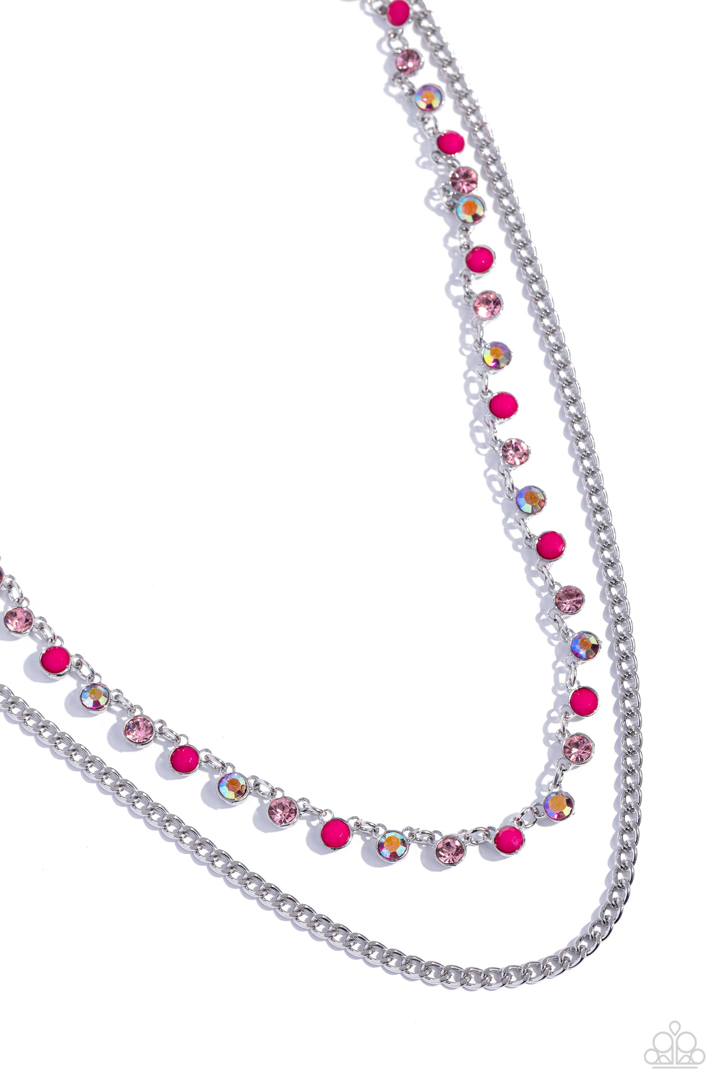 Delicate Dame - Pink Necklace