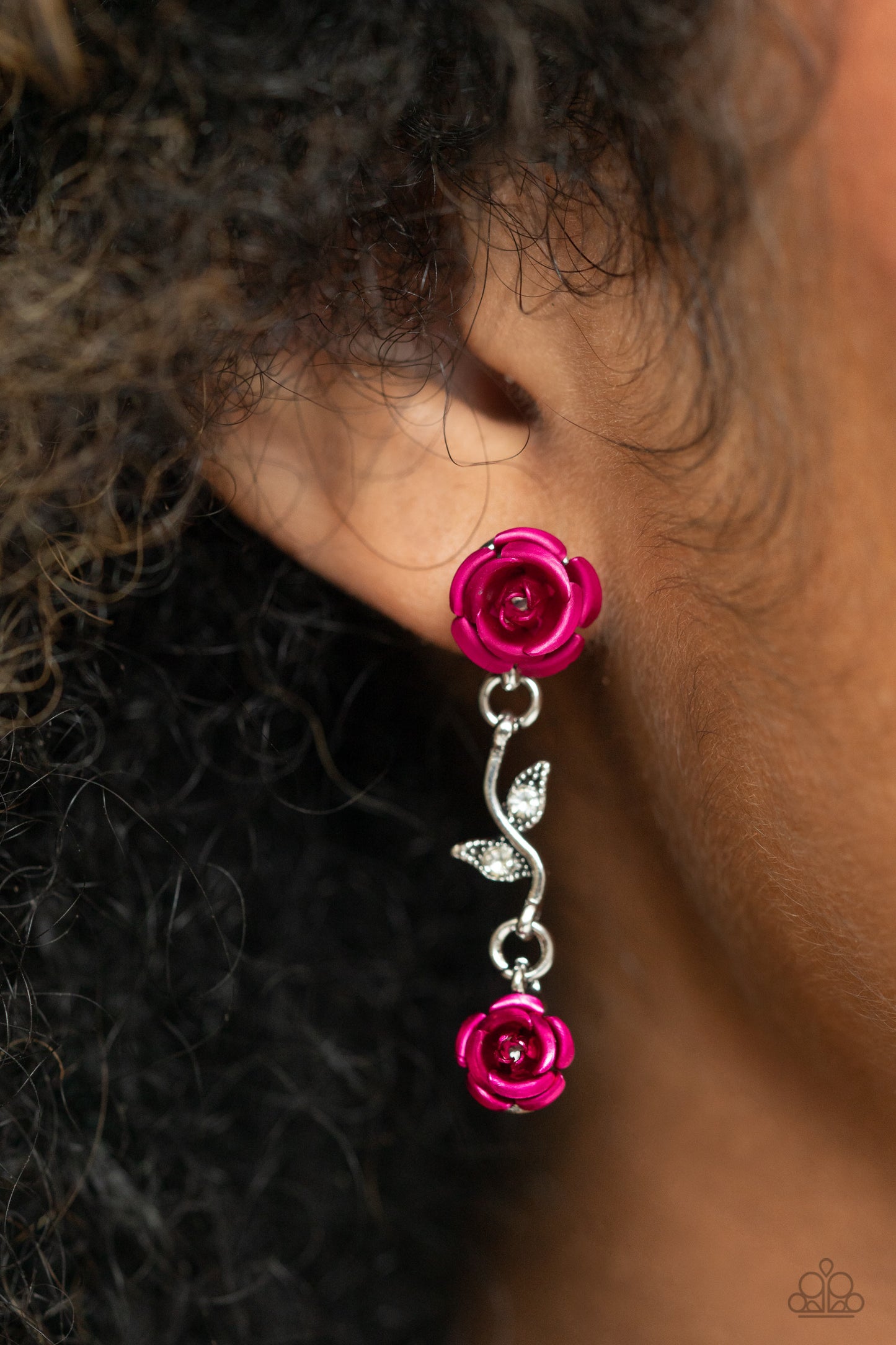 Led by the ROSE - Pink Earring