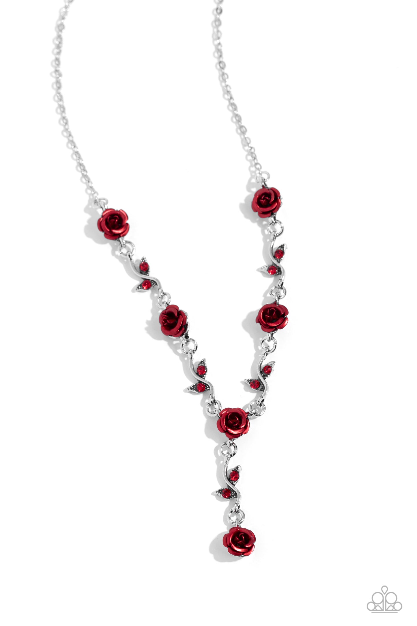 ROSE Without Saying... - Red Necklace