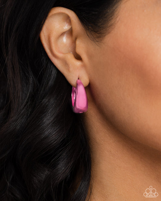 Colorful Curiosity - Pink Earring