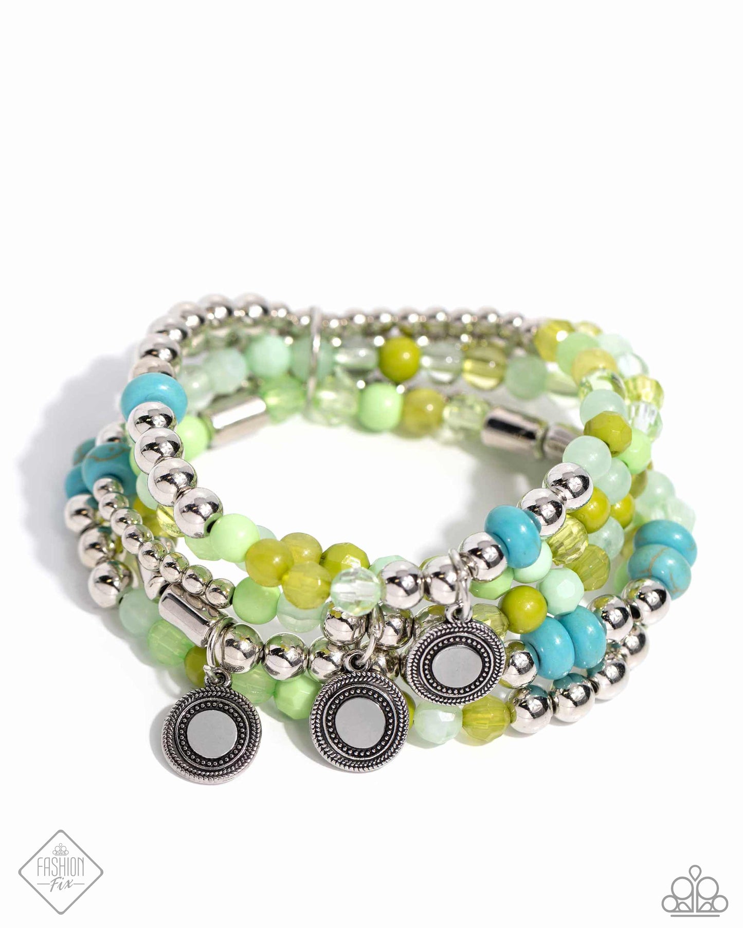 Poignant Pairing - Green Bracelet - Fashion Fix April 2024