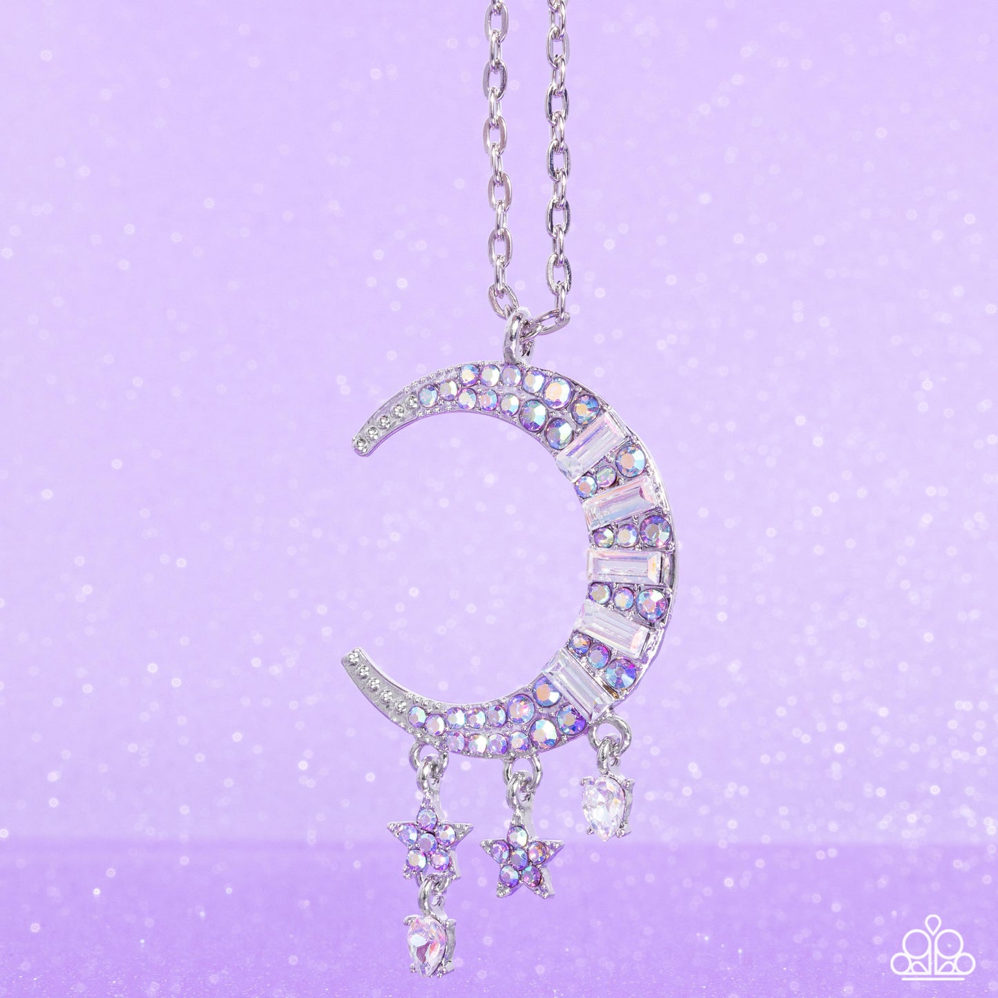 Lunar Landmark - Purple Necklace