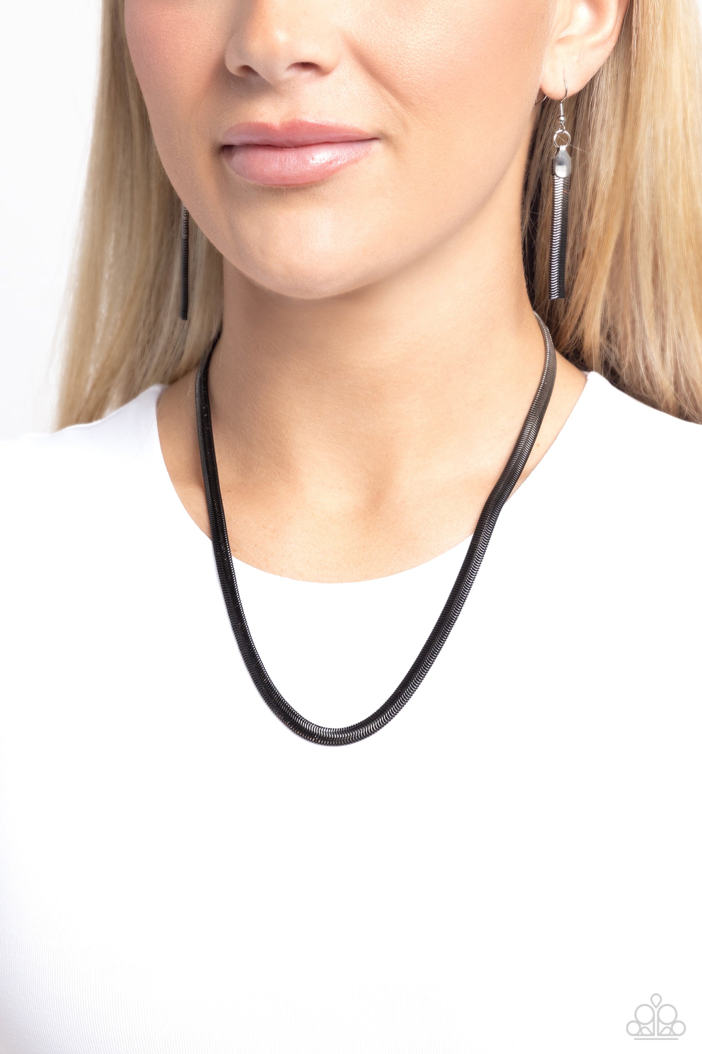 Spray Paint Sass - Black Necklace