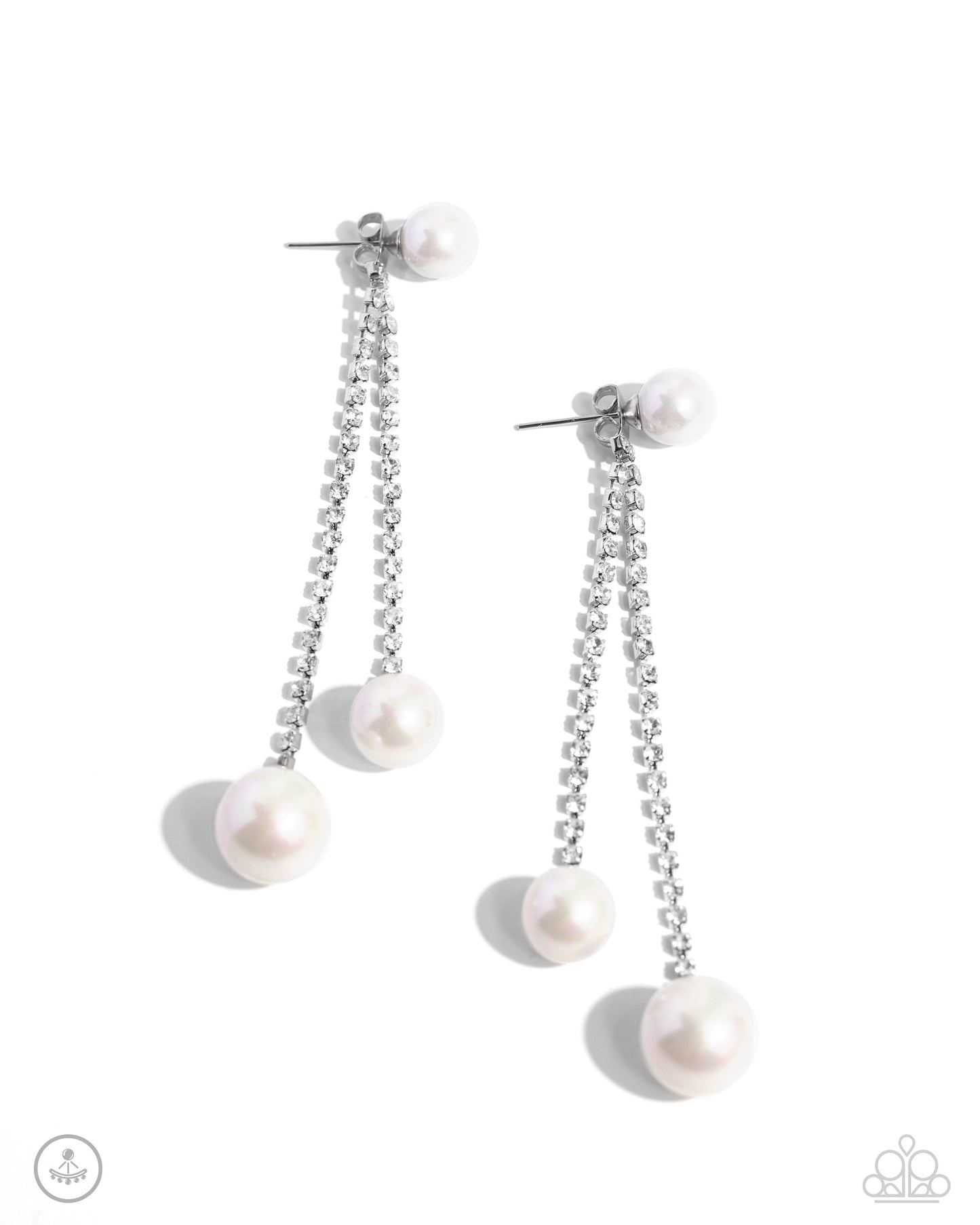 Give Us A PEARL! - White Earring